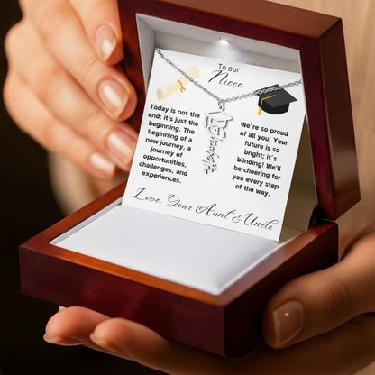 Niece Graduation Gift Name Necklace