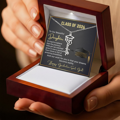 Graduation Name Necklace for Our Sweet Girl