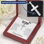 Class of 2026 Personalized Graduation Cross Necklace