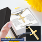Class of 2026 Personalized Graduation Cross Necklace