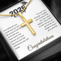 Class of 2026 Personalized Graduation Cross Necklace