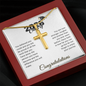 Class of 2026 Personalized Graduation Cross Necklace