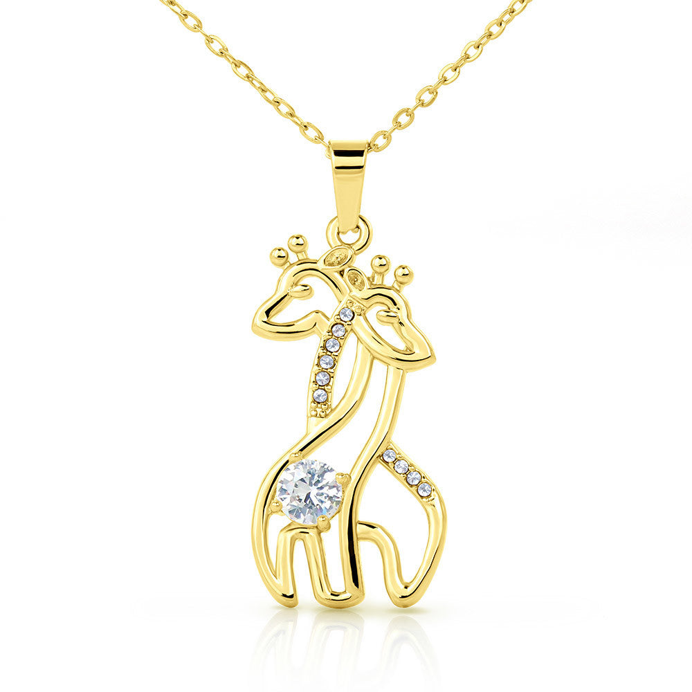 To Our Granddaughter Giraffe Necklace