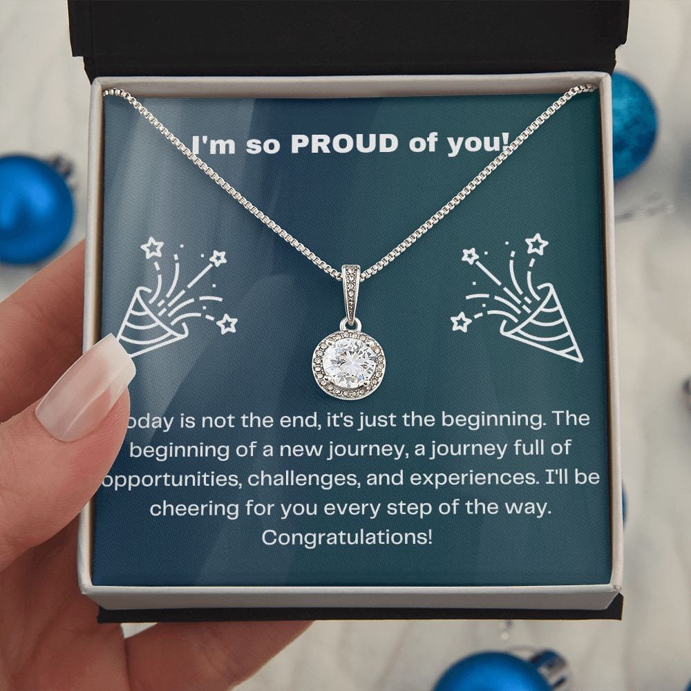 Copy of I'm So Proud of You Necklace | Gift for Graduation | Gift for a Promotion |