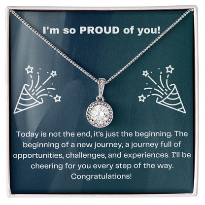 Copy of I'm So Proud of You Necklace | Gift for Graduation | Gift for a Promotion |