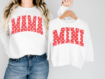 Mama and Mini Valentine's Day Sweatshirt