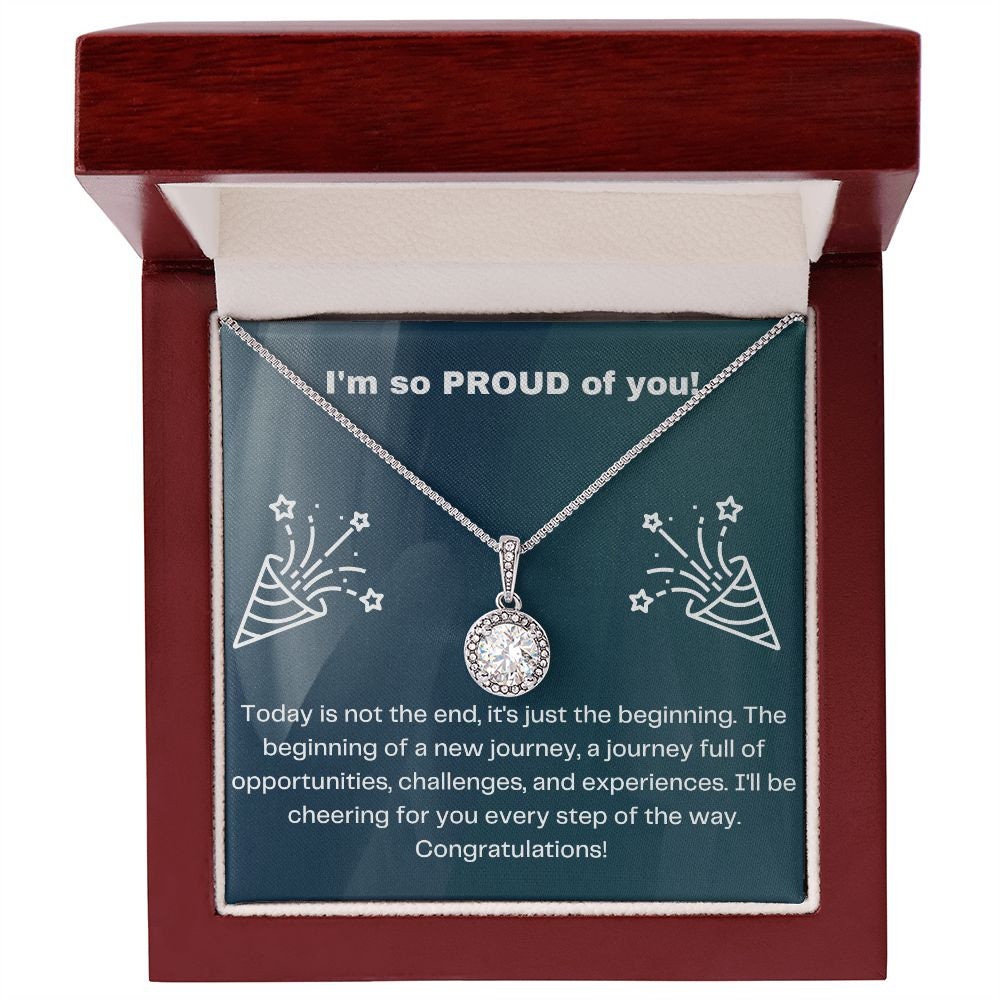 I'm So Proud of You Necklace | Gift for Graduation | Gift for a Promotion |