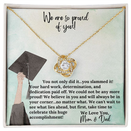 Graduation gift for Daughter | Personalized Necklace, To My Daughter on Her Special Graduation Day, Congratulations Gifts to Show How Proud