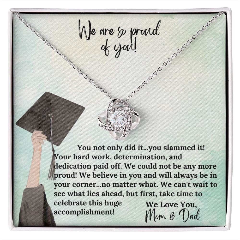 Graduation gift for Daughter | Personalized Necklace, To My Daughter on Her Special Graduation Day, Congratulations Gifts to Show How Proud