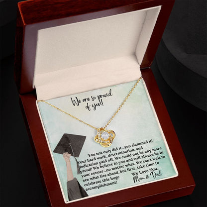 Graduation gift for Daughter | Personalized Necklace, To My Daughter on Her Special Graduation Day, Congratulations Gifts to Show How Proud