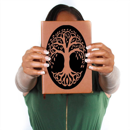 Tree of Life Leather Journal, Authentic Leather Notebook, Lined Leather Journal, Unique Gift, Gratitude Journal Personal Planner Notebook