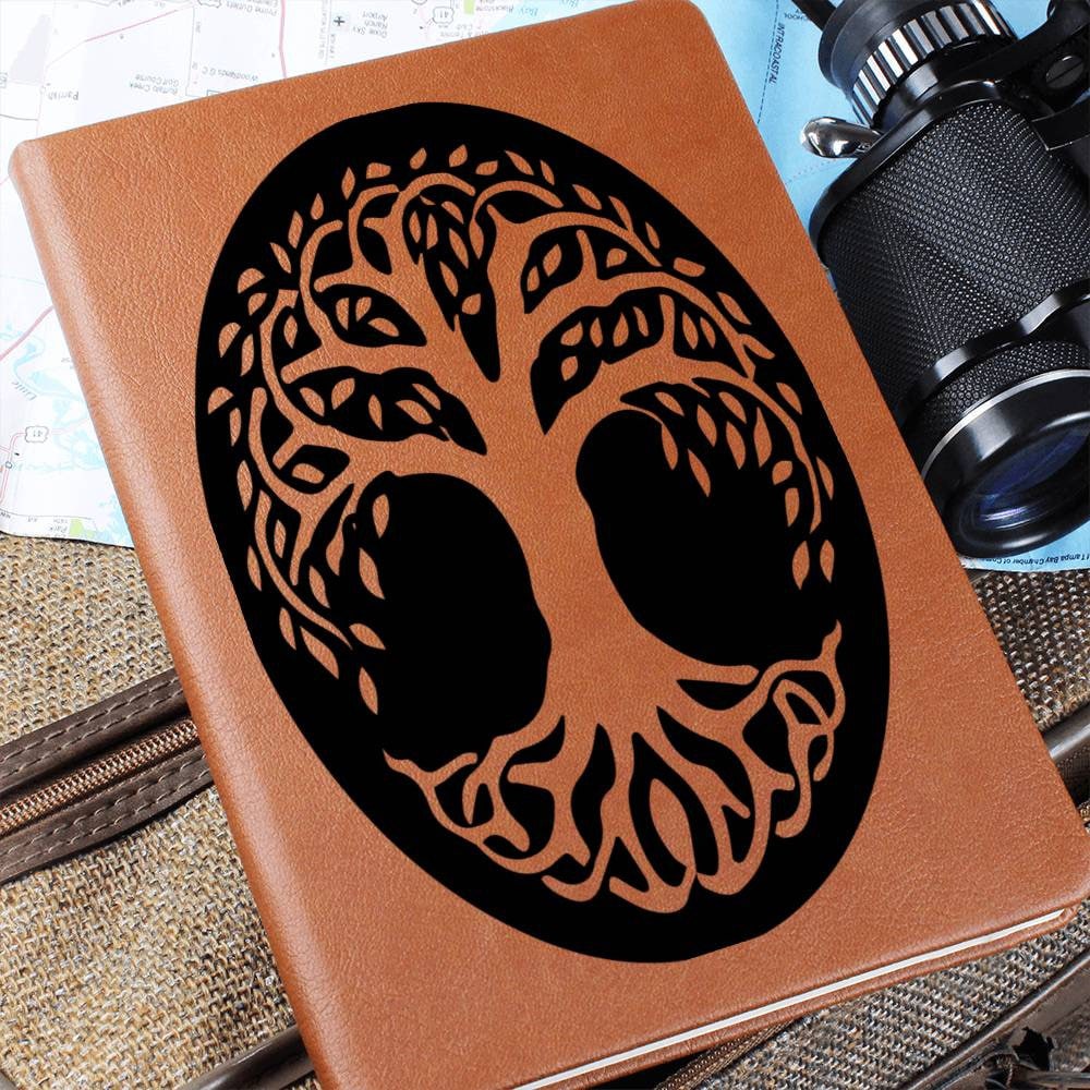 Tree of Life Leather Journal, Authentic Leather Notebook, Lined Leather Journal, Unique Gift, Gratitude Journal Personal Planner Notebook