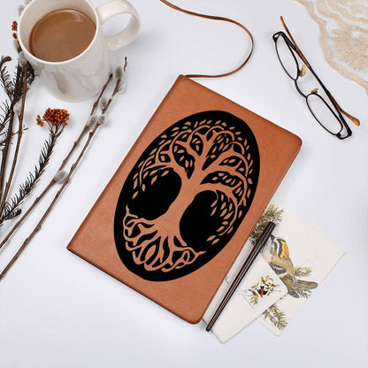 Tree of Life Leather Journal, Authentic Leather Notebook, Lined Leather Journal, Unique Gift, Gratitude Journal Personal Planner Notebook